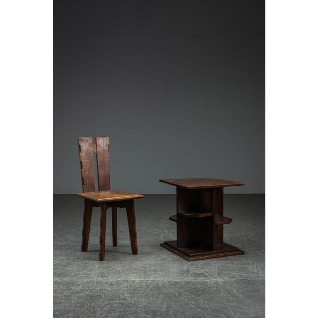 French Sculptural Chairs, 1950s, Set of 8 For Sale - Image 15 of 17