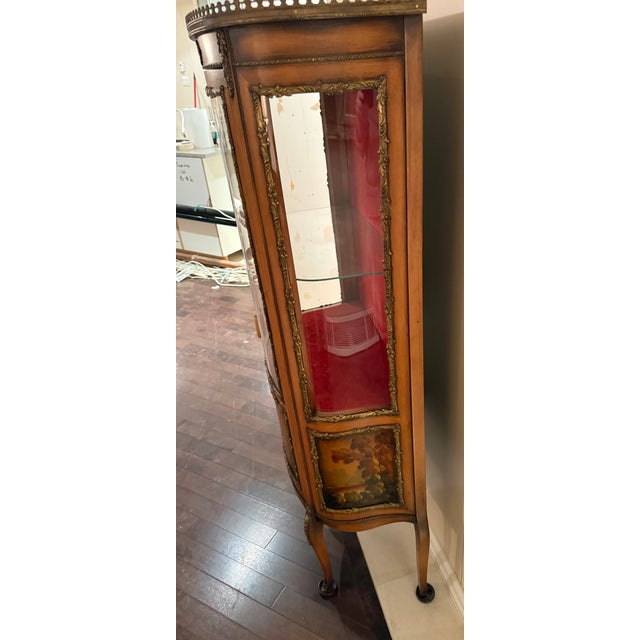 French Late 19th Century French Louis XV Ornamental Display Case For Sale - Image 3 of 9