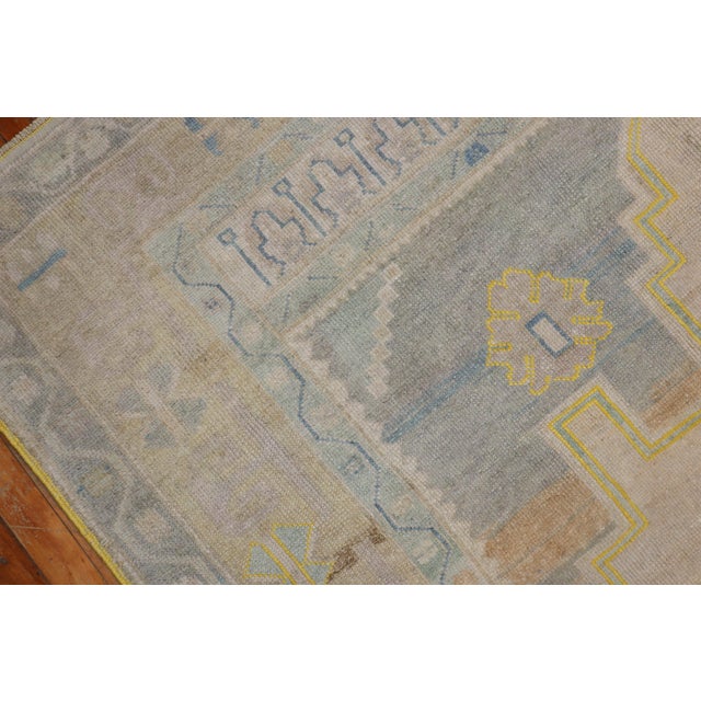 Square Vintage Turkish Oushak Rug For Sale - Image 10 of 18