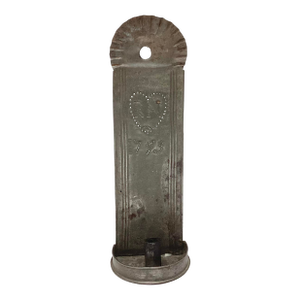 18th Century Punched Tin Wall Sconce