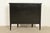 Imperial Furniture Grand Rapids French Regency Chinoiserie Black Lacquered Hand Painted Demilune Cabinet, Circa 1940s For Sale - Image 15 of 16