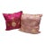 Colorful Satin Pink Asian Decor Throw Pillows-Set of Two For Sale