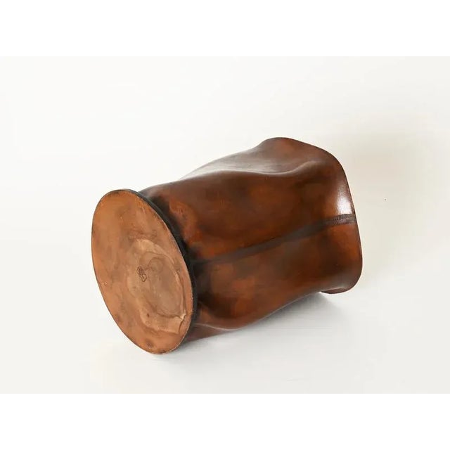 Mid-Century Modern Italian Leather Basket from Nova Tecno, 1950s For Sale - Image 14 of 15