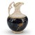 A striking Austrian Art Nouveau ewer by Amphora of Turn-Teplitz, Bohemia, circa 1900–1910. The rounded body is finished in...