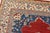 Textile Caucasian Rug 8’2” X 9’10” Red Wool Traditional Hand-Knotted Oriental Carpet For Sale - Image 7 of 15