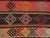1970s Vintage Handmade Wool Cotton Red Runner Rug For Sale - Image 10 of 11