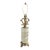Antique Victorian Cut Glass With Brass Table Lamp For Sale