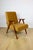 Gold Vintage Golden Velvet Lounge Chair, 1970s For Sale - Image 8 of 12