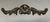 1970s Traditional Neoclassical Solid Brass Wall Accent Pediment For Sale - Image 4 of 11