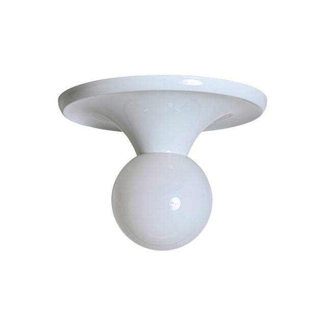 Italian White Light Ball attributed to Flos for Castiglioni, 1965 For Sale - Image 14 of 17
