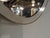 White Vintage White Oval Mirror, 1950s For Sale - Image 8 of 11