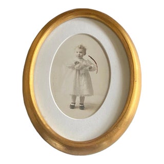 Antique Framed Portrait of a Child For Sale