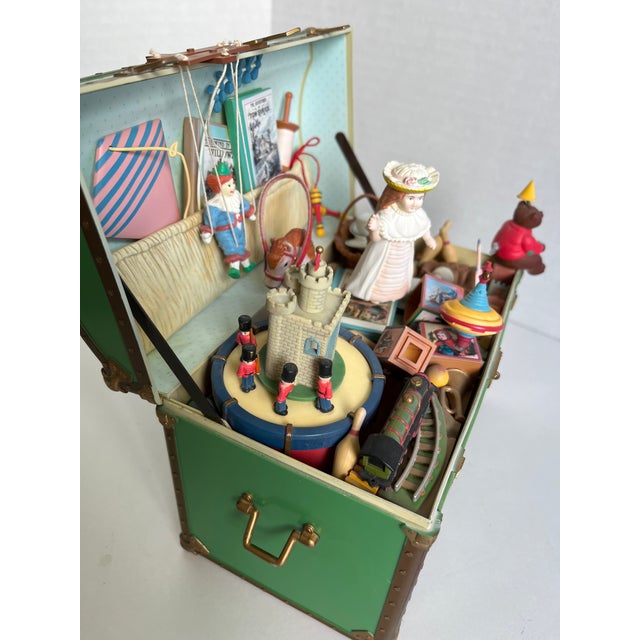 "Toy Symphony" 1986 Enesco Music Box, Treasure Chest of Toys. Unlike many surviving units on the market, this music box is...
