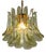 Brass and Murano Glass Chandelier from La Murrina, 1970s For Sale