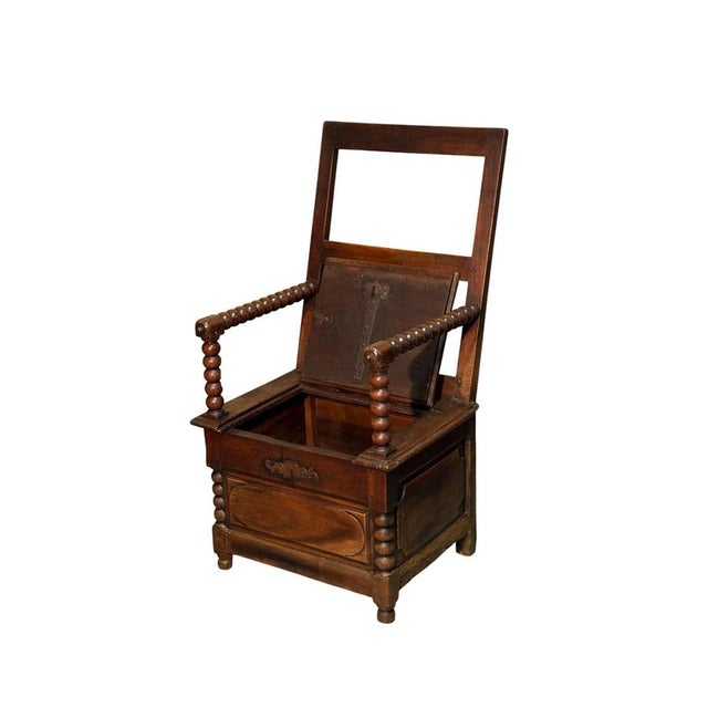Salt Throne in Wood, 1800 For Sale - Image 3 of 4