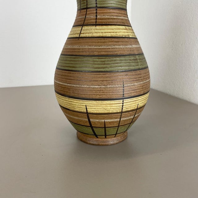 Large Ceramic Pottery Floor Vase attributed to Dümmler & Breiden, Germany, 1950s For Sale - Image 6 of 18