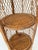 Mid-Century Modern Vintage Boho Wicker Four-Tier Estagere Cylindrical Shelving Unit, 1970s For Sale - Image 3 of 13