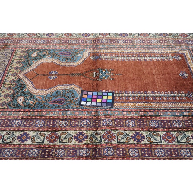 1930s Antique Turkish Rug-3'10" X 5'9" For Sale - Image 12 of 12