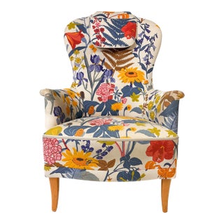 Carl Malmsten "Farmor" Lounge Chair For Sale
