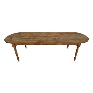 Magnolia Home Solid Wood Oval Dining Table For Sale