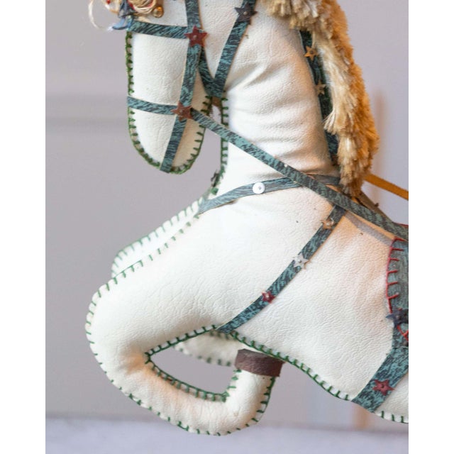 French Decorative Horse in Moleskin with Saddle and Harness, 20th Century For Sale - Image 9 of 11