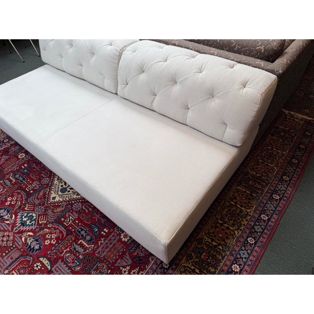 West Elm Tillary Daybed, Ivory For Sale In San Francisco - Image 6 of 12