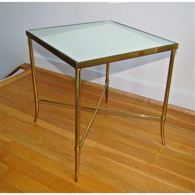 1960's Vintage Italian Brass X Base Side Table Chairish