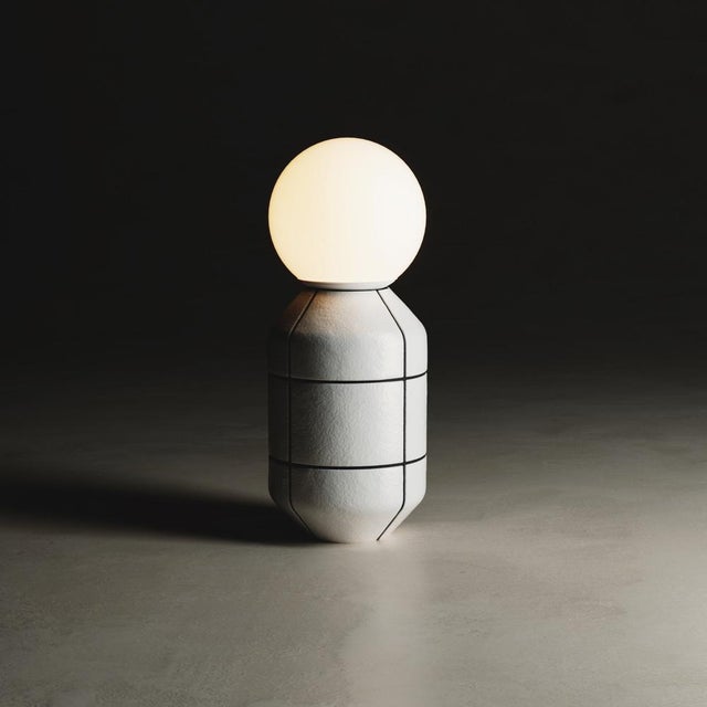 Contemporary Ceramic Base Table Lamp by Svitanok For Sale - Image 3 of 9