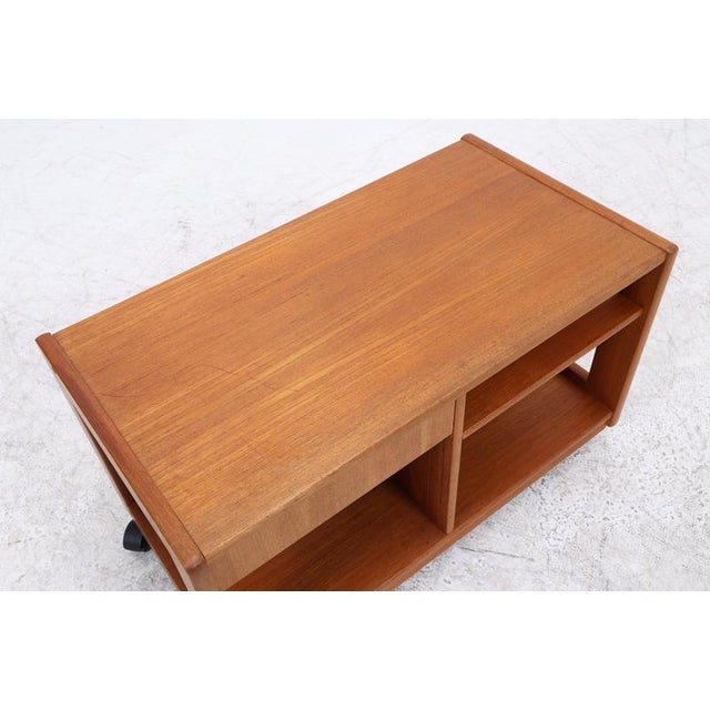 Wood Vintage Teak Serving Trolley For Sale - Image 7 of 14