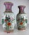 Mid-Century Chinese Export Handpainted Vases/a Pair For Sale - Image 9 of 9