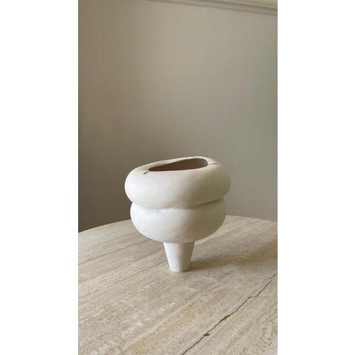 Modder Breaking Patterns Ceramic Sculpture by Françoise Jeffrey For Sale - Image 4 of 7