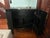 Black Crate & Barrel Fayette Blacck Nero Marquina Fluted Bar Cabinet For Sale - Image 8 of 11
