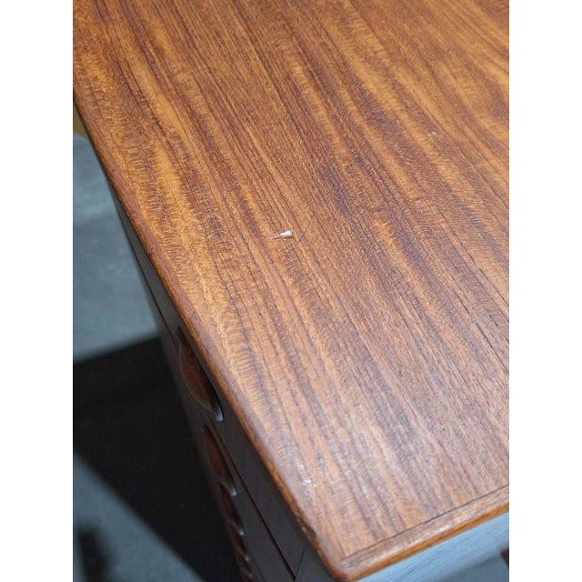 Curved Chest of Drawers in Teak by Kai Kristiansen, Denmark, 1960s For Sale - Image 16 of 17