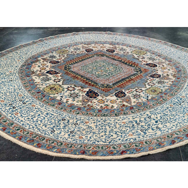 Oriental Hand Knotted Round Rug 10' x 10' #21388 Explore a curated collection of hallway runners, wool rugs, and handmade...