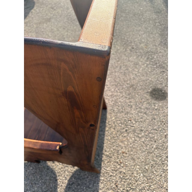 Late 20th Century Vintage Habersham Plantation Style Lambing Chair For Sale - Image 9 of 9