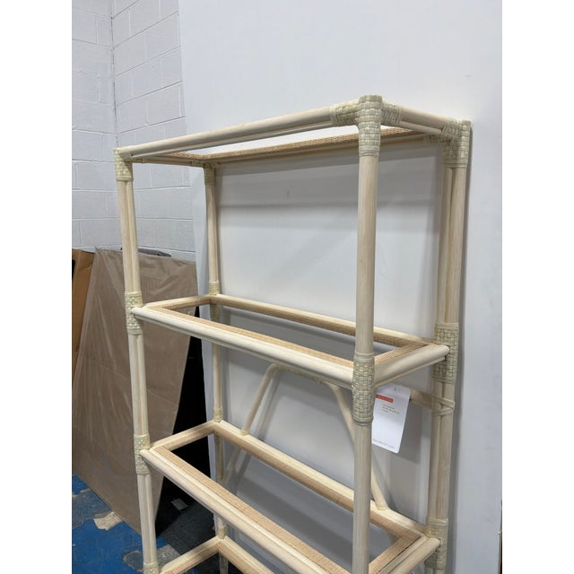 Baker Furniture Company Baker McGuire / Kara Mann Lattice Etagere. For Sale - Image 4 of 8