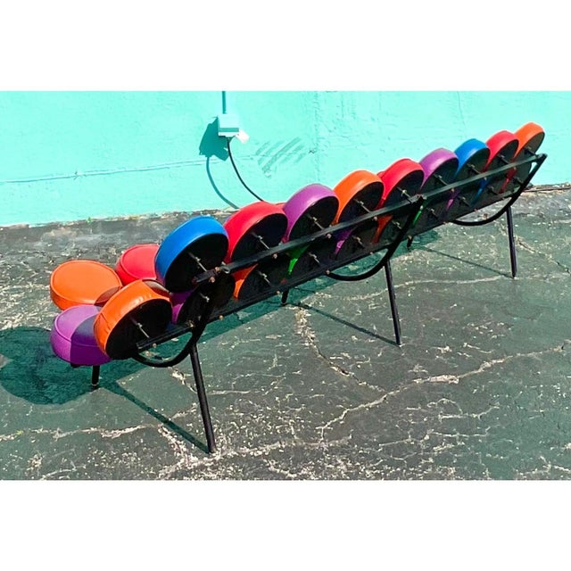 Vintage Mid-Century Modern Marshmallow Sofa After Irving Harper for Herman Miller For Sale - Image 12 of 12