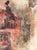 Contemporary "Mischen Bin Wohl" - Chine Colle Monoprint With Collage by Michael Pauker For Sale - Image 3 of 6