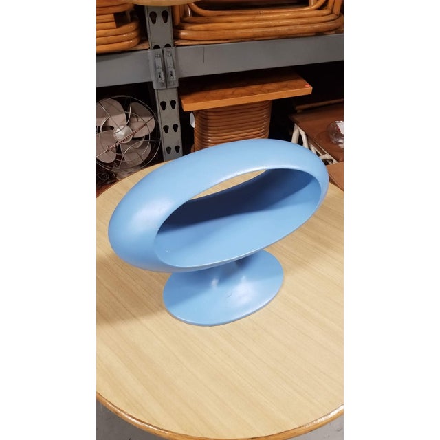 Mid-Century Modern Y2k Space Age Mod Side Pedestal Table by William Emmerson For Sale - Image 3 of 7
