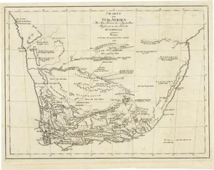 Antique Map of South Africa