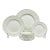 1989 Vintage English Americana Wedgwood for Ralph Lauren Le Blanc Claire Dinnerware - 5 Piece Place Setting For Sale