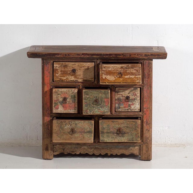 Wood Antique Asian Sideboard, 1900 For Sale - Image 7 of 18