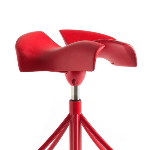 Red Binaria Stools by Jordi Badia and Otto Canalda for BD Barcelona, 2010, Set of 2 For Sale - Image 4 of 12