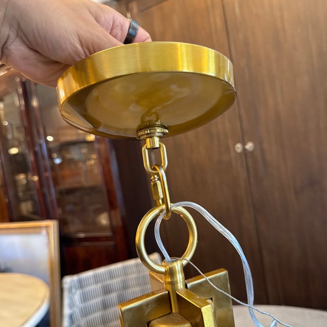 2020s Possini Euro Persephone Drum Pendant For Sale - Image 5 of 12