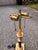 Vintage Neoclassical Brass and Patinated Column Table Lamp by Wildwood For Sale - Image 9 of 9