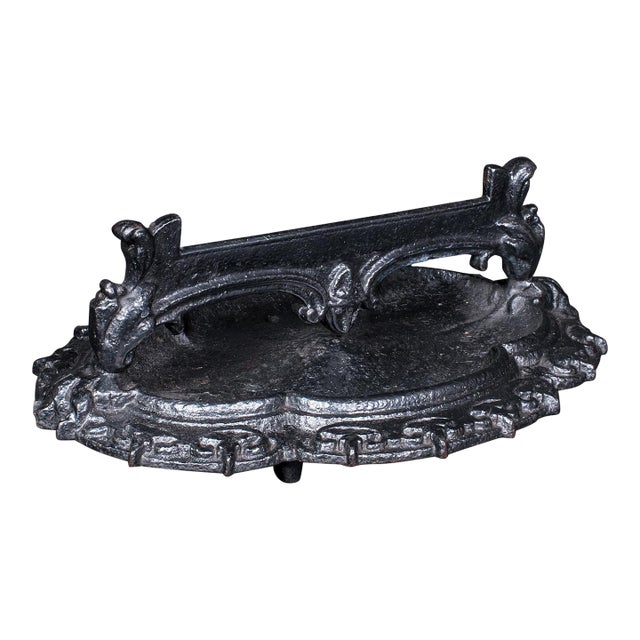 Antique Entrance Boot Scraper, English, Doorway Shoe Cleaner, Pull, Victorian For Sale