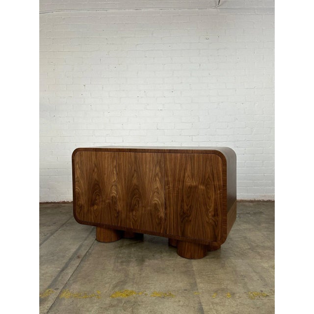 Clover Credenza in Natural Walnut For Sale - Image 13 of 13