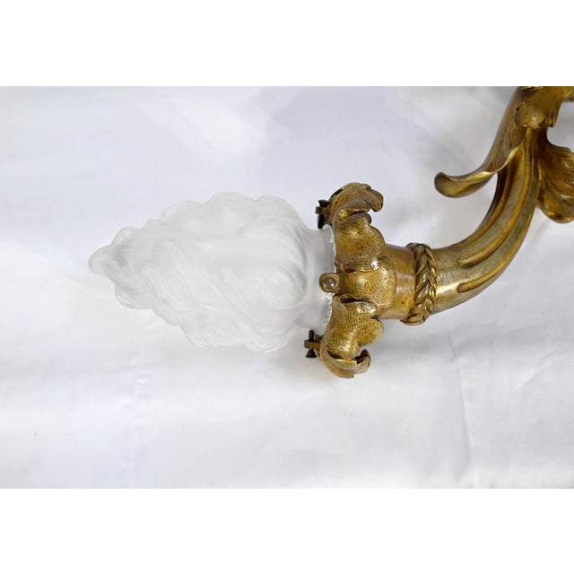 Napoleon III Torch in Gilded Bronze For Sale - Image 5 of 15