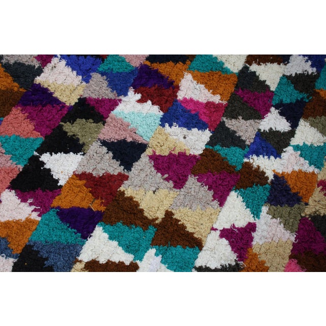 Tribal Mid 20th Century Moroccan Rug- 8' X 4'8'' For Sale - Image 3 of 3