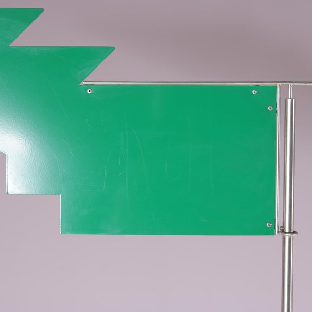 Designed by the celebrated Italian design duo Afra and Tobia Scarpa, this striking Wind Sculpture, or weathervane, is a...